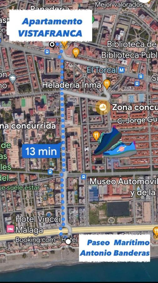 מאלגה Apartamento Vistafranca מראה חיצוני תמונה